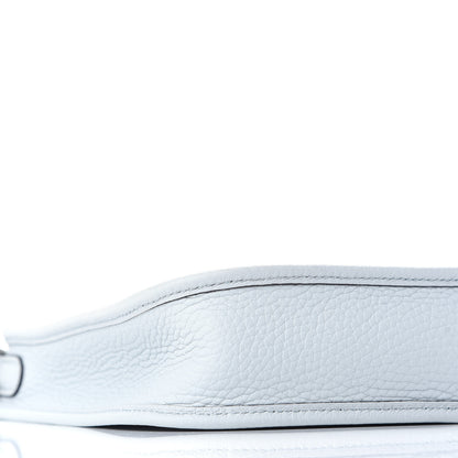 Hermes Taurillon Clemence Amazone Evelyne TPM Bleu Pale Etain 8 of 10