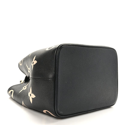 Louis Vuitton Empreinte Monogram Giant Neonoe MM Black Beige 5 of 11