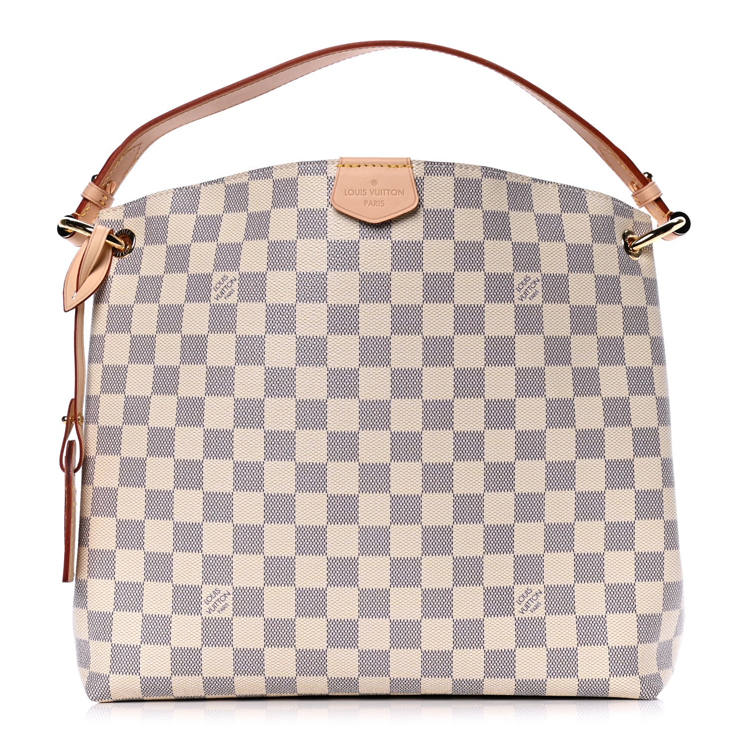 Louis Vuitton Damier Azur Graceful PM Rose Ballerine 1 of 8