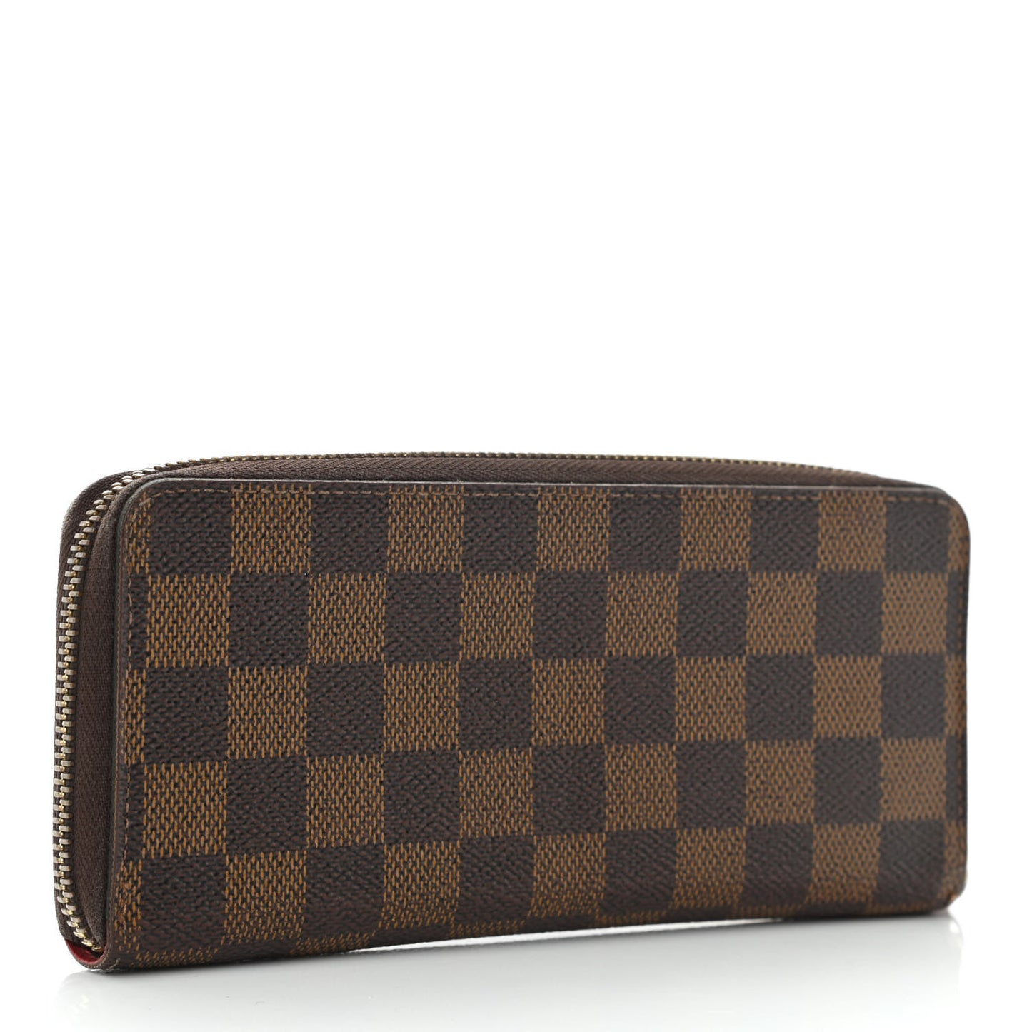 Damier Ebene Clemence Wallet Cherry