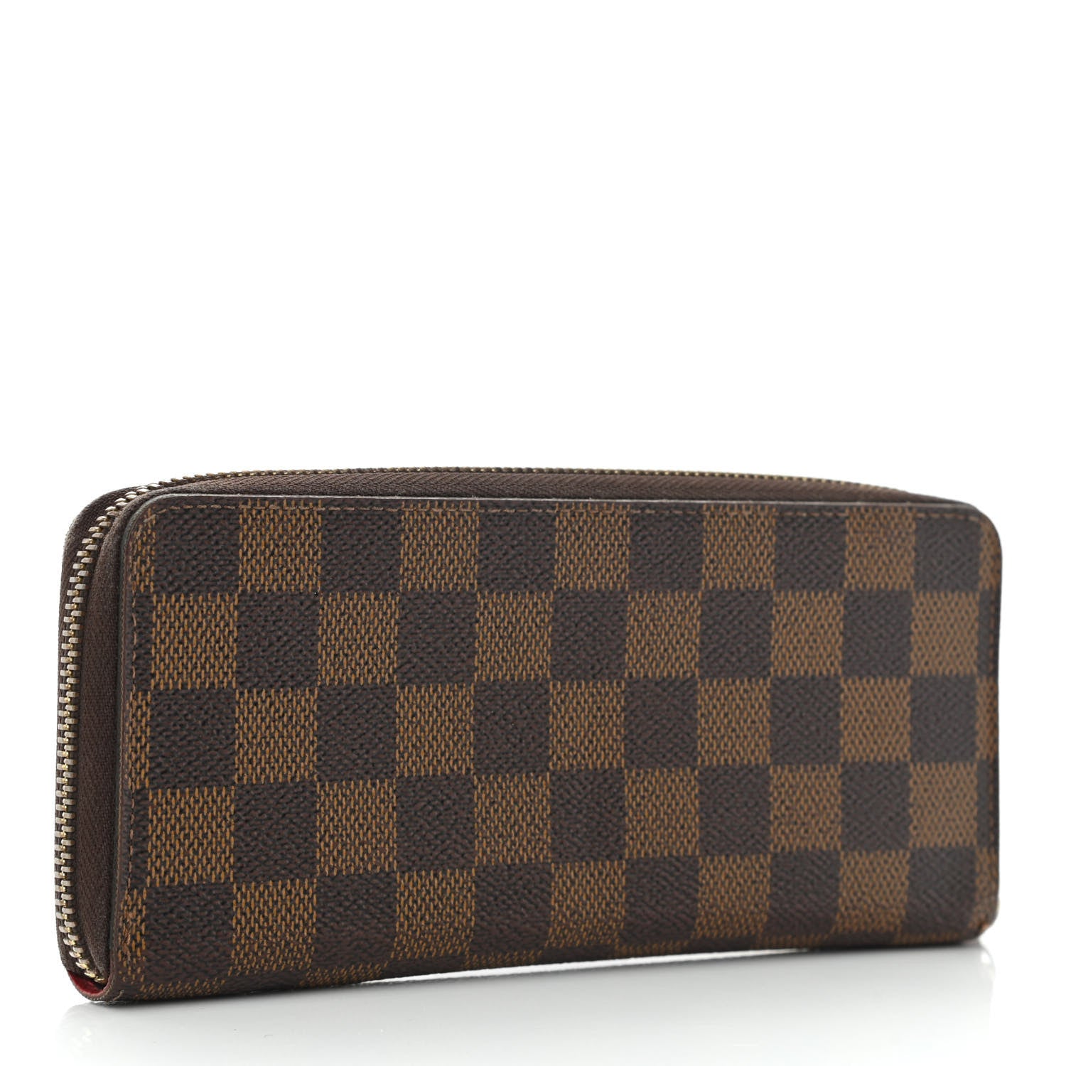 Louis Vuitton Damier Ebene Clemence Wallet Cherry 5 of 10