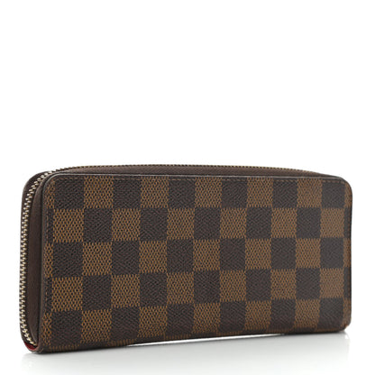 Louis Vuitton Damier Ebene Clemence Wallet Cherry 5 of 10