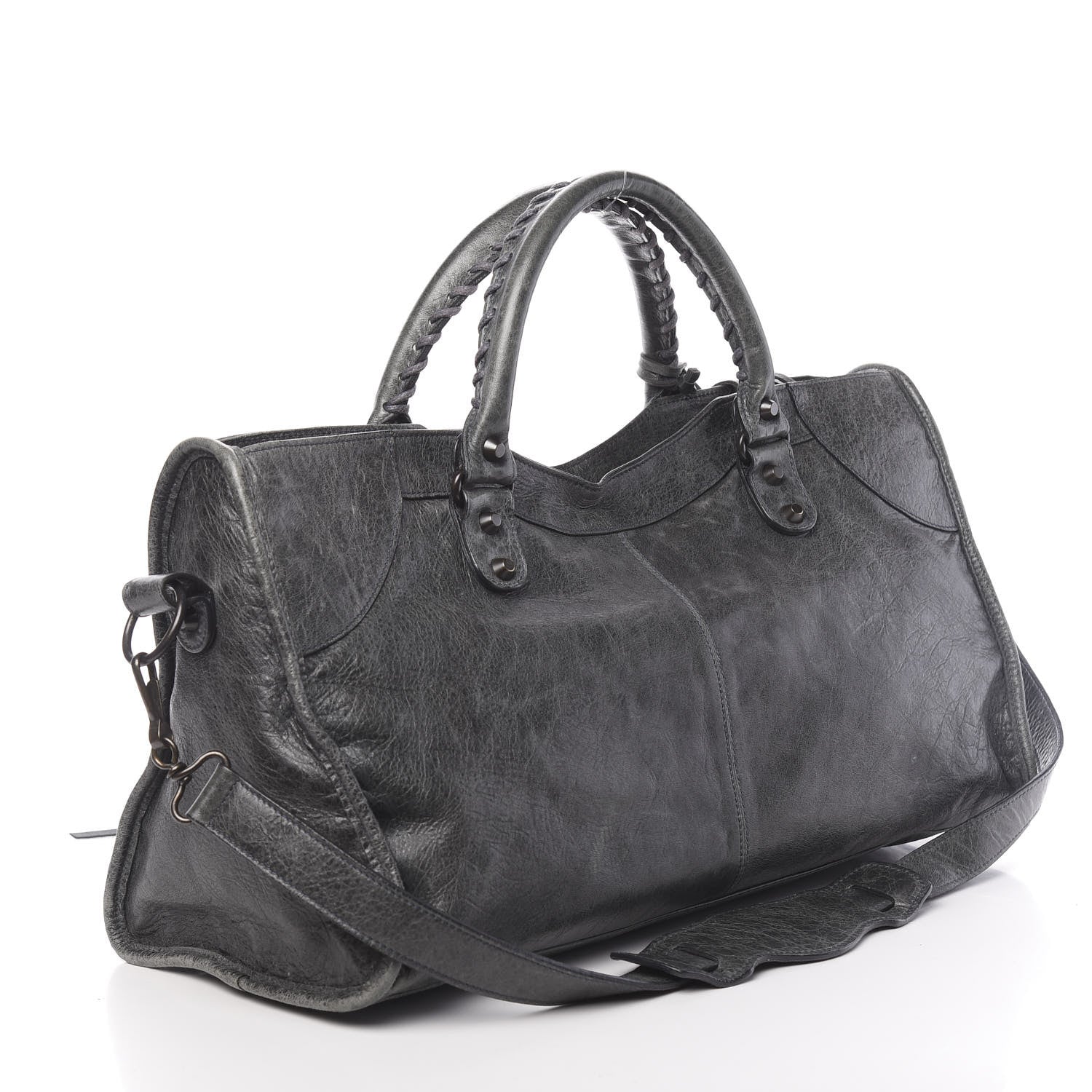 Balenciaga Agneau Classic Hardware Part Time Anthracite 3 of 11