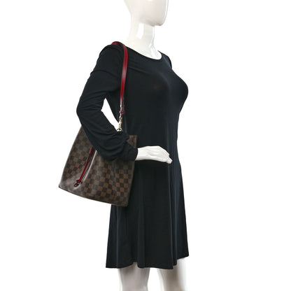 Louis Vuitton Damier Ebene Neonoe MM Cherry Berry 2 of 9