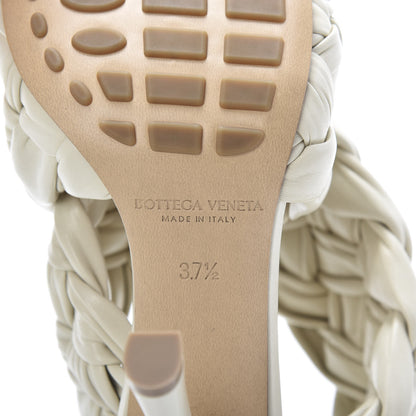 Bottega Veneta Shiny Nappa Intrecciato The Board Sandals 37.5 Wax 7 of 9