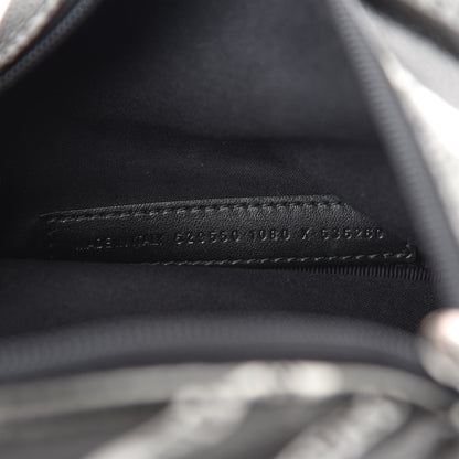 Balenciaga Coated Canvas Losange Monogram Explorer Belt Bag Black Grey 7 of 9