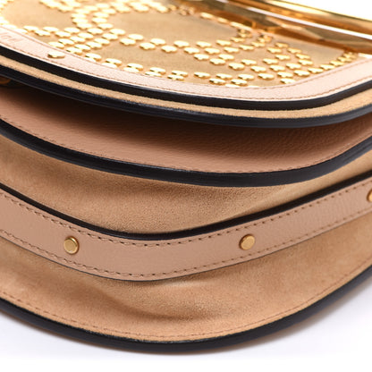 Chloe Calfskin Suede Small Constellation Studs Nile Bracelet Bag Blush Nude 9 of 9
