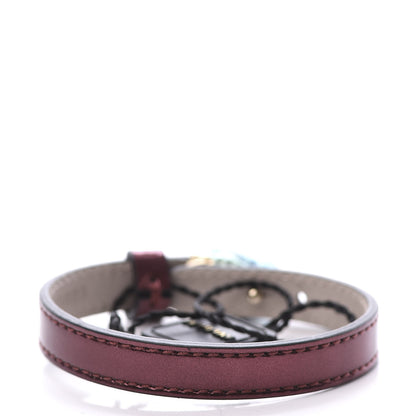Bulgari Metallic Calfskin Serpenti Forever Bracelet Ruby Wine 2 of 5