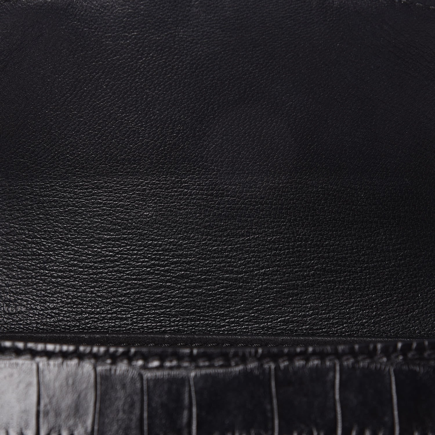 Givenchy Calfskin Crocodile Embossed Mini Nobile Shoulder Bag Black 7 of 11
