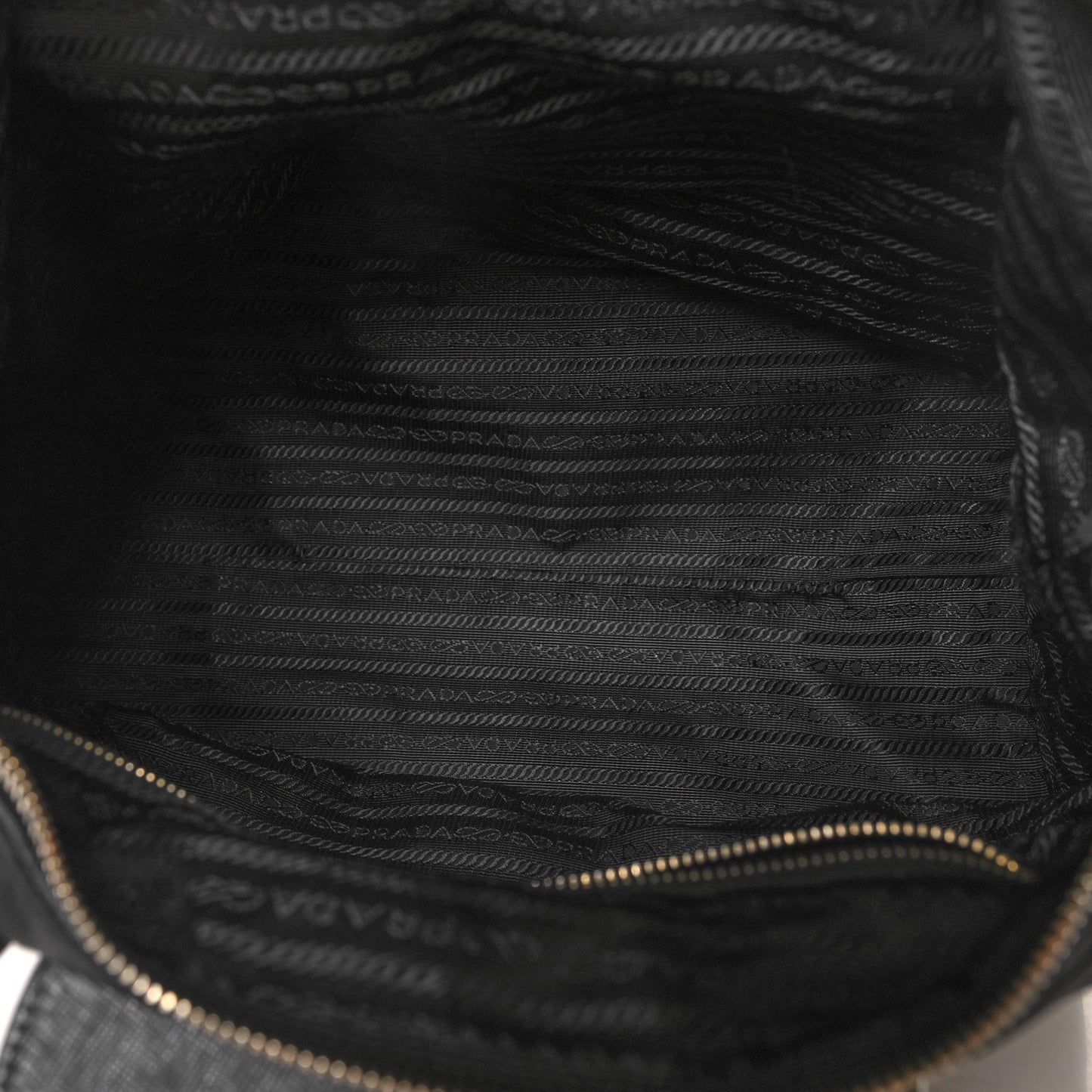 Tessuto Nylon Saffiano Tote Black