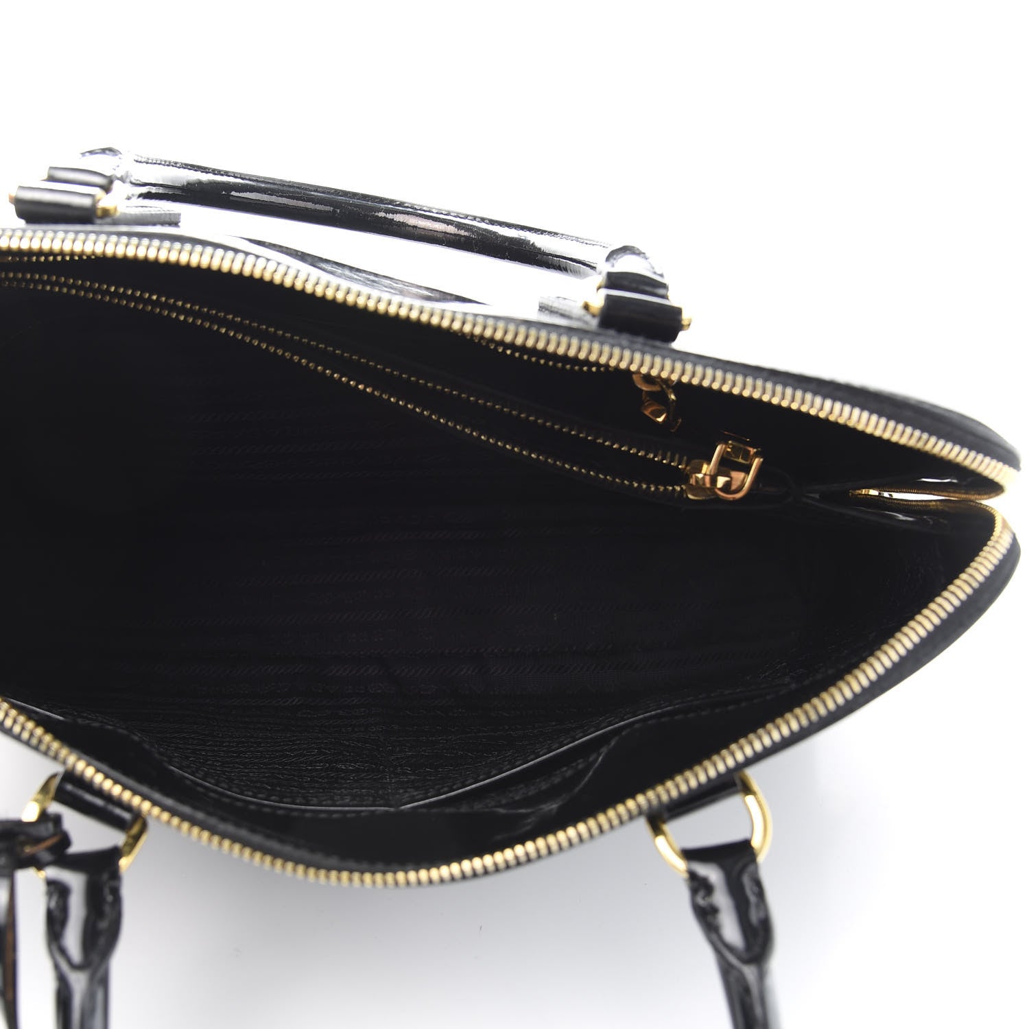Prada Spazzolato Large Promenade Tote Black 6 of 15
