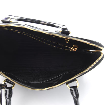 Prada Spazzolato Large Promenade Tote Black 6 of 15