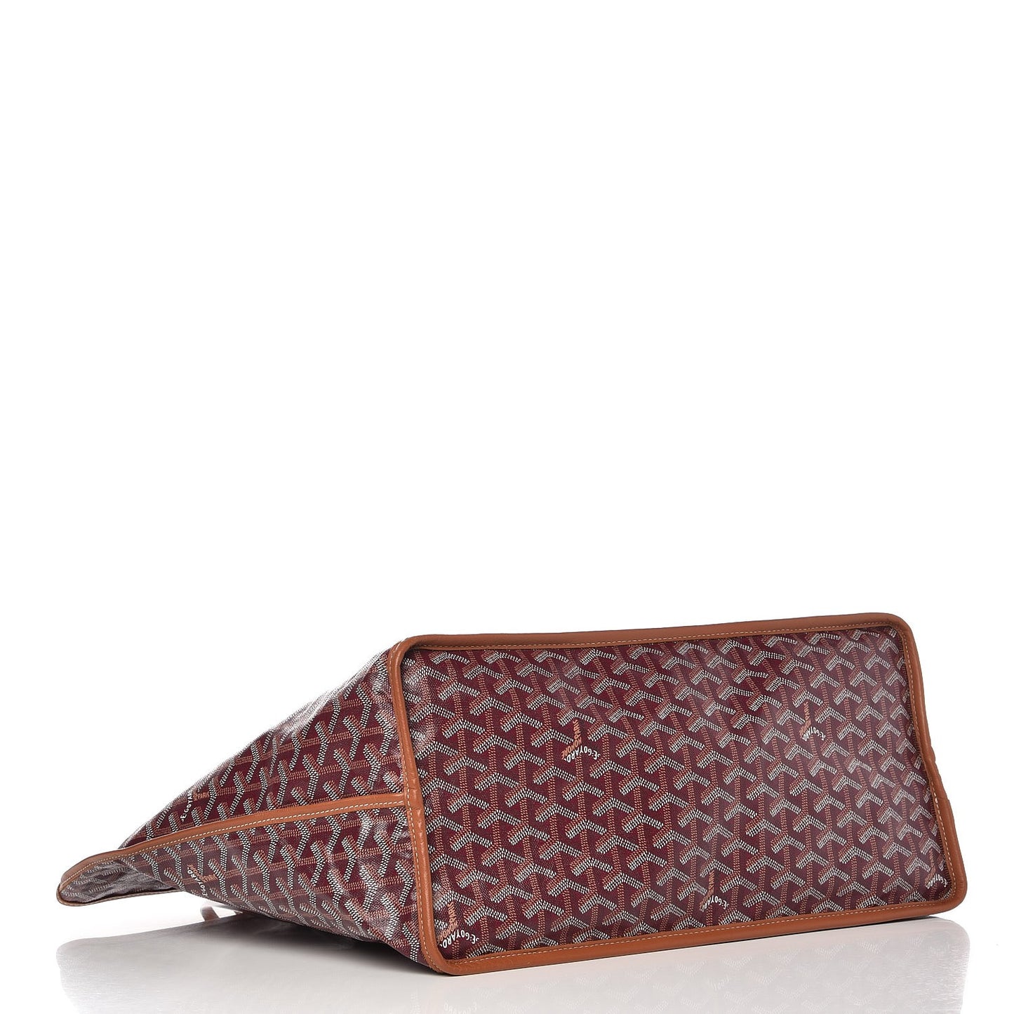 Goyardine Reversible Pertuis GM Burgundy