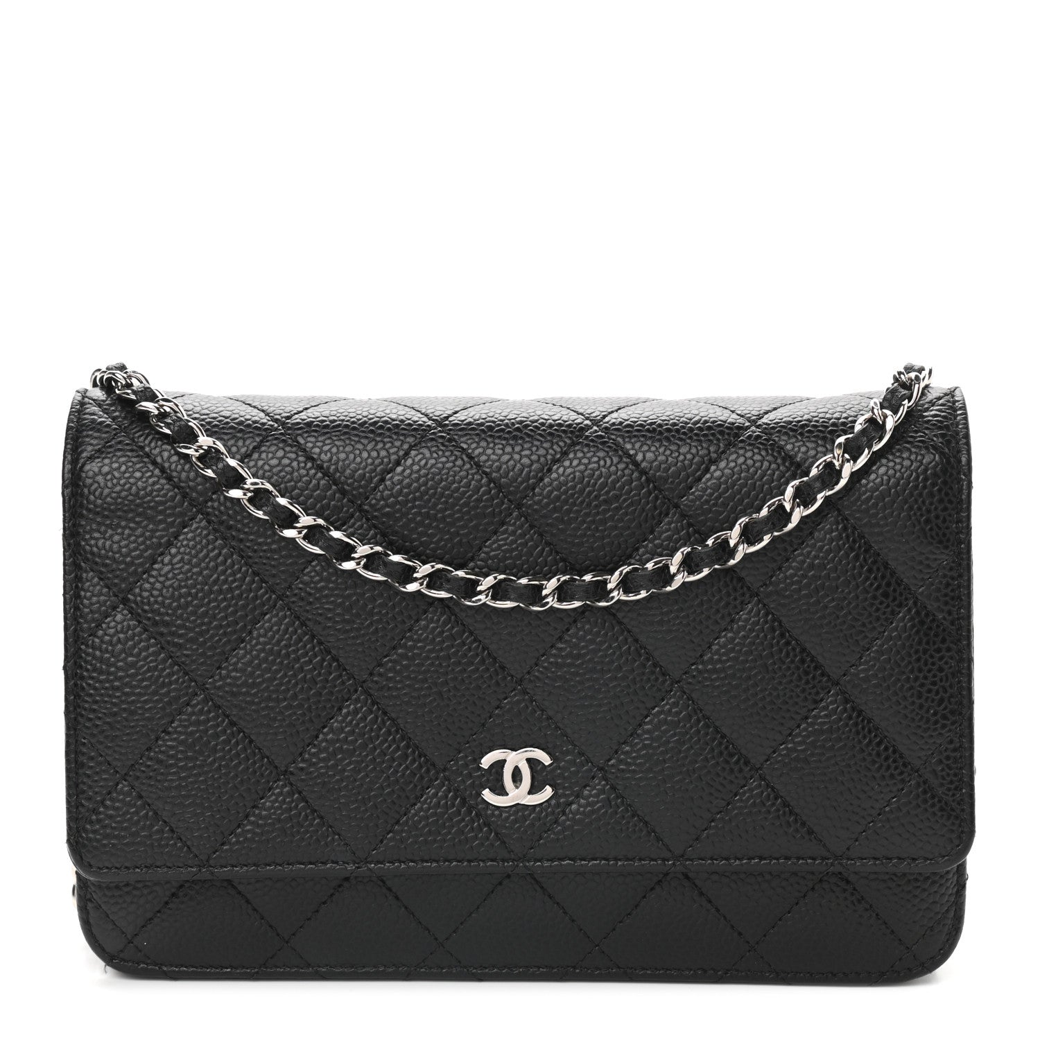 Chanel Caviar Quilted Wallet On Chain WOC Black 1 of 10