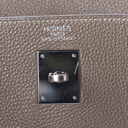 Hermes Togo Kelly Retourne 35 Etoupe 9 of 36