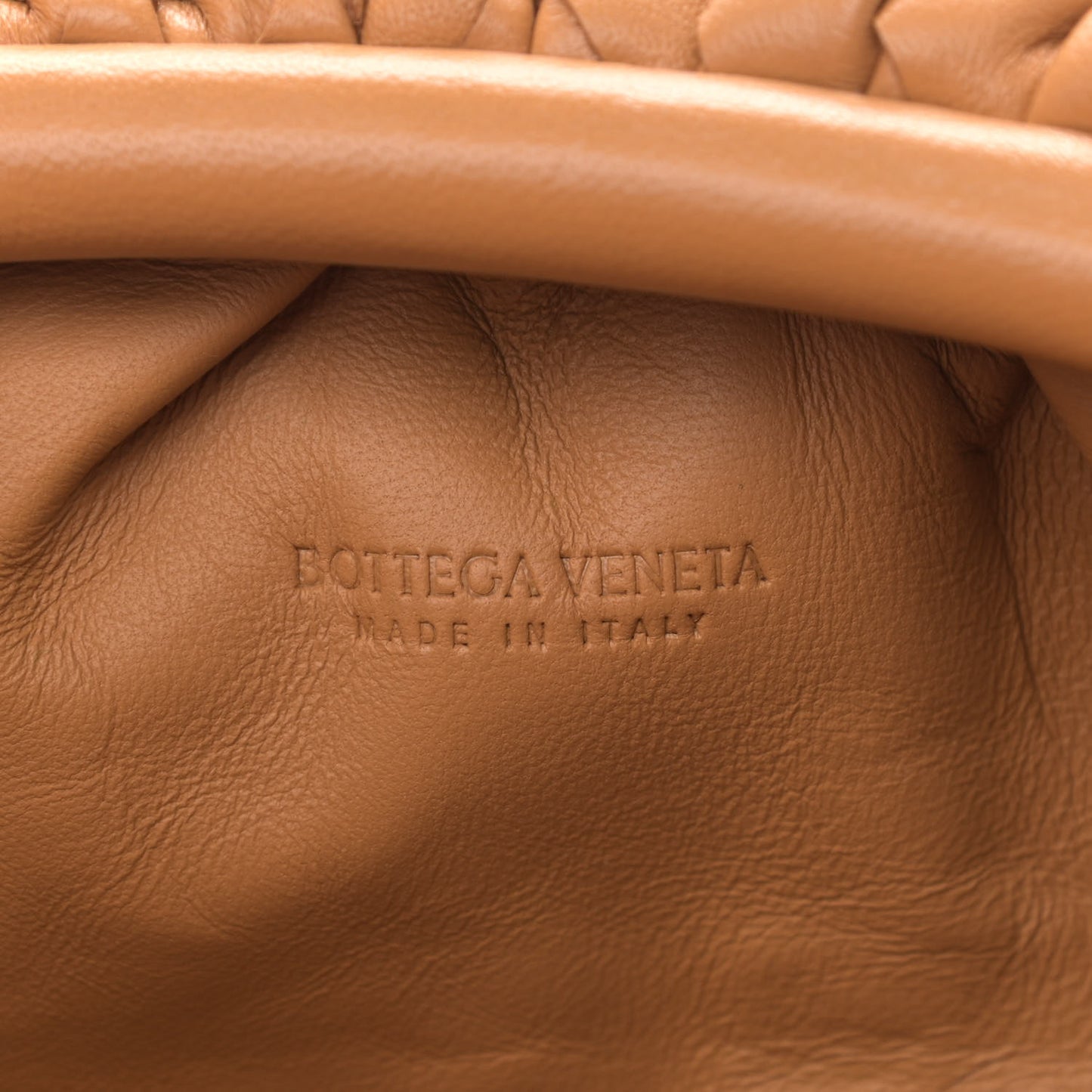 Nappa Intrecciato The Mini Pouch Carmel