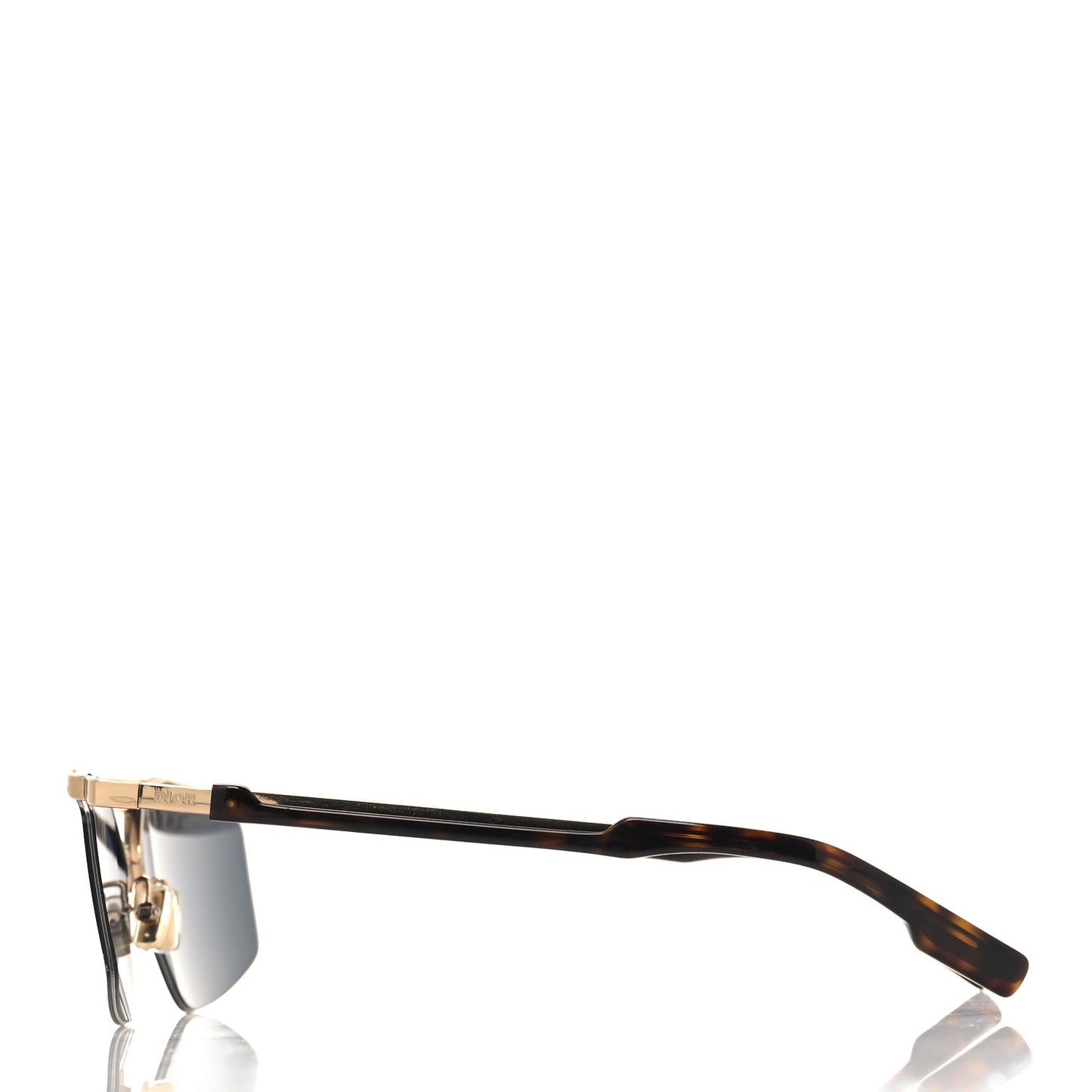 Metal Diorpsychedelic Sunglasses Gold Black
