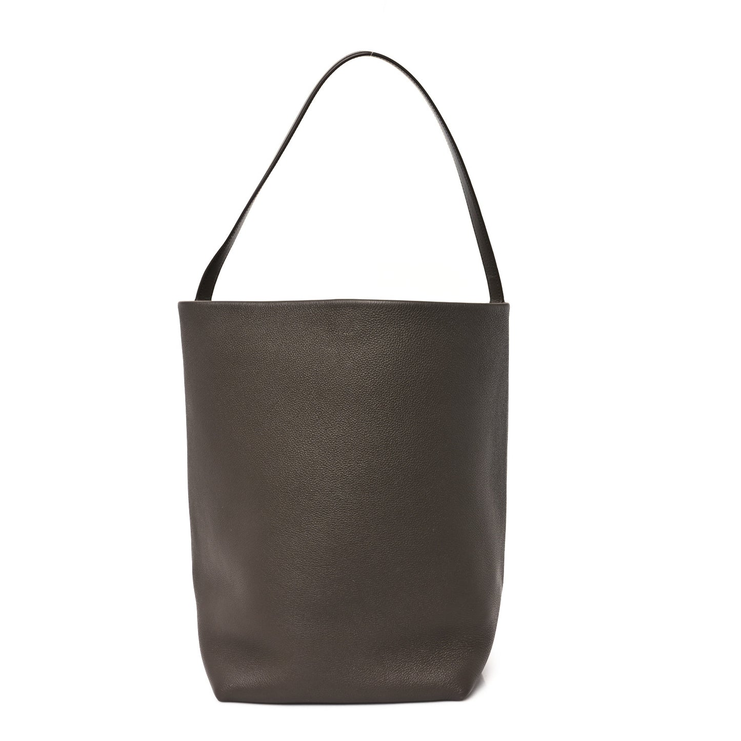 Grained Calfskin Large N/S Park Tote French Grey