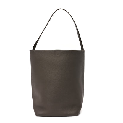 The Row Grained Calfskin Large N/S Park Tote French Grey 1 of 9