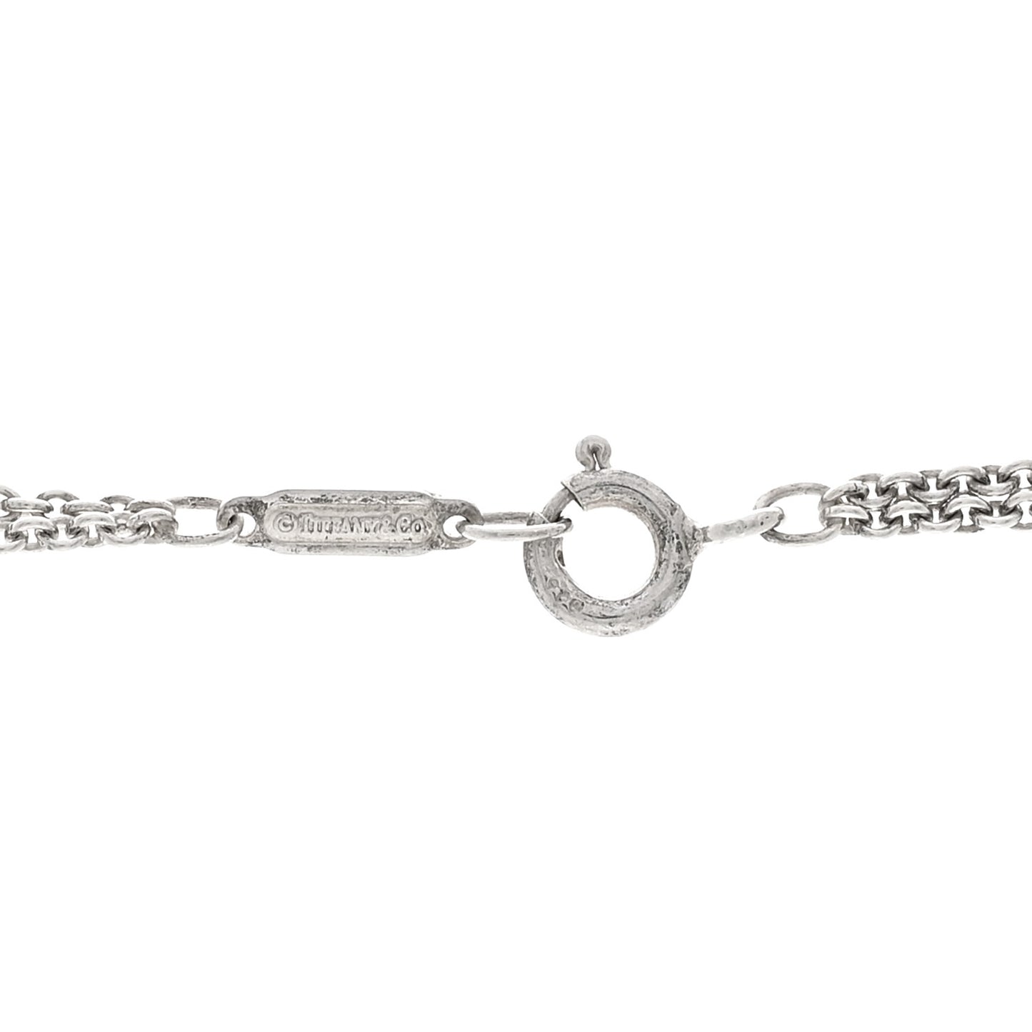 Sterling Silver Paloma Picasso Double Chain X Pendant Necklace
