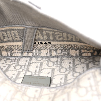 Christian Dior Oblique Slim Saddle Pouch Grey Grey 4 of 10
