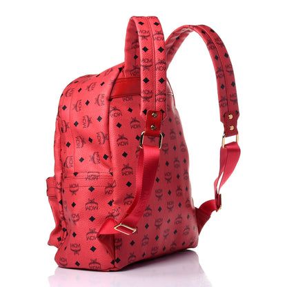 MCM Visetos Medium Sprinkle Stud Stark Backpack Corail 2 of 11