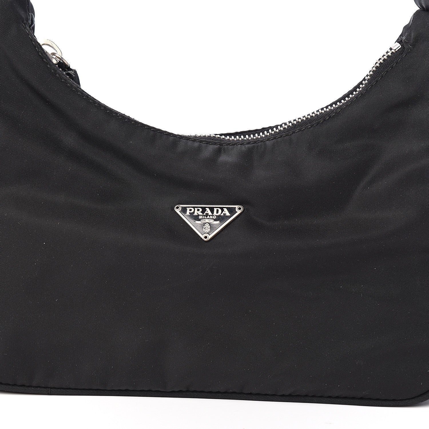 Prada Tessuto Nylon Mini Re-Edition 2000 Bag Black 8 of 8