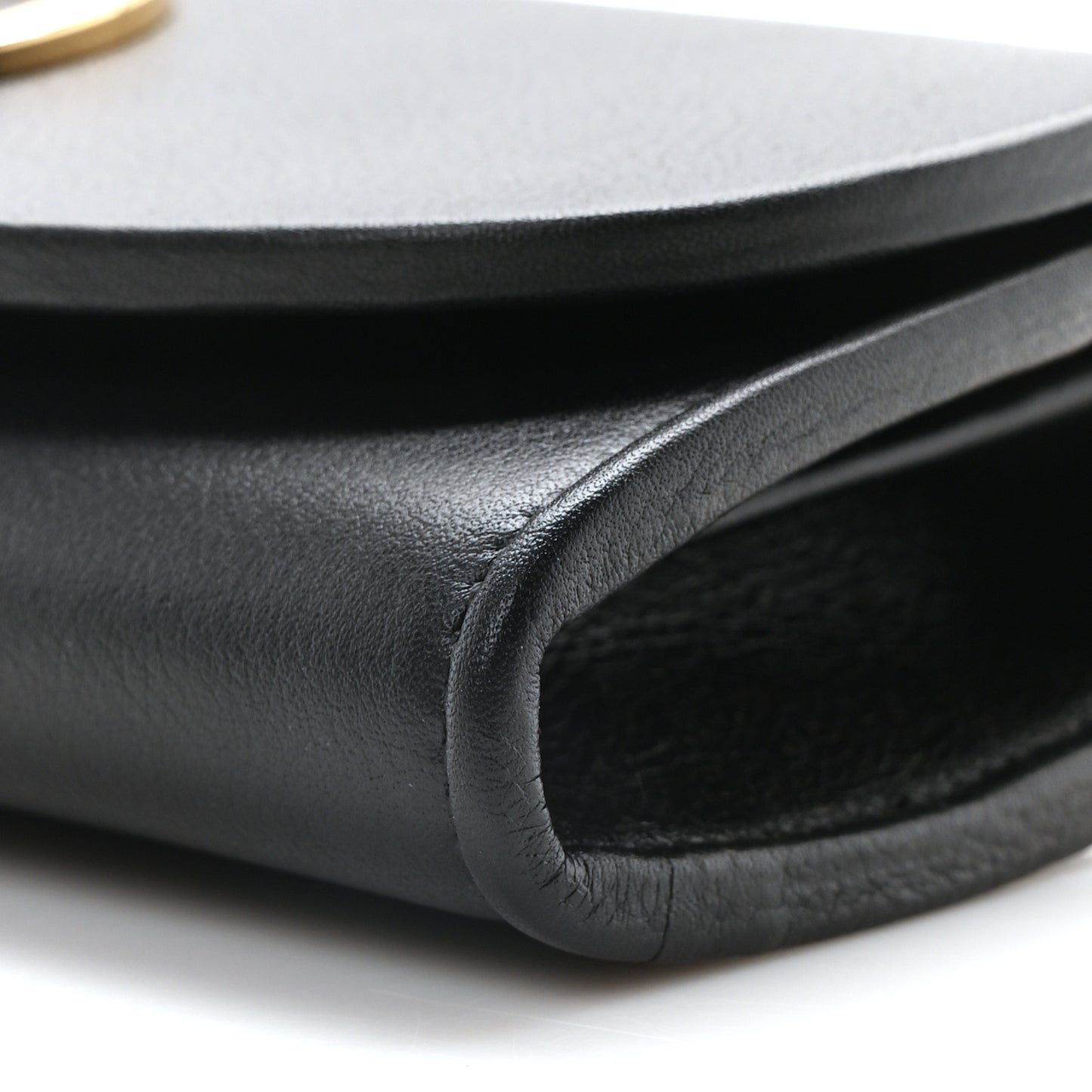 Roxy Calfskin Blondie Continental Chain Wallet Black