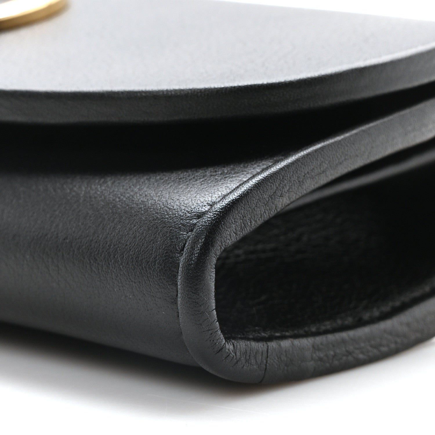 Gucci Roxy Calfskin Blondie Continental Chain Wallet Black 10 of 10