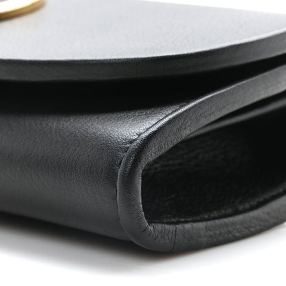 Gucci Roxy Calfskin Blondie Continental Chain Wallet Black 10 of 10
