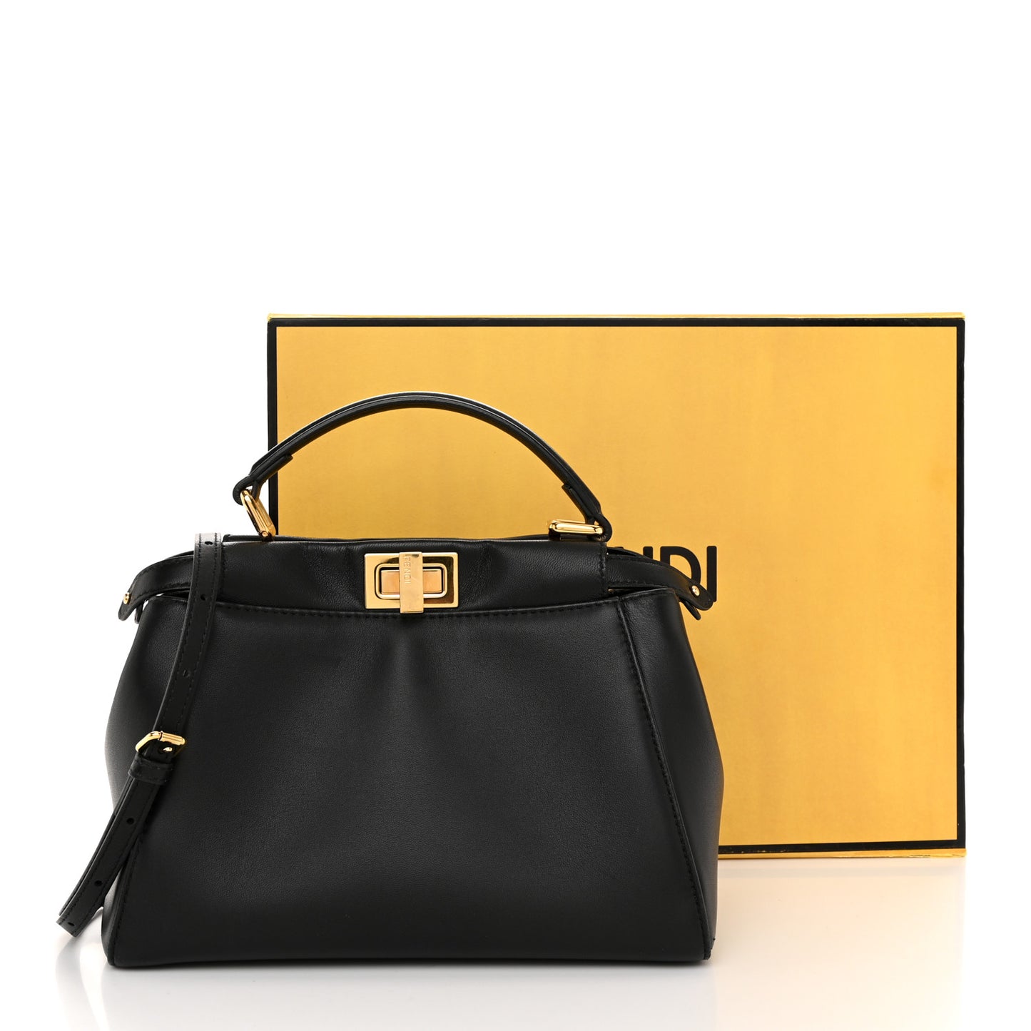 Nappa Mini Peekaboo Iconic Satchel Black