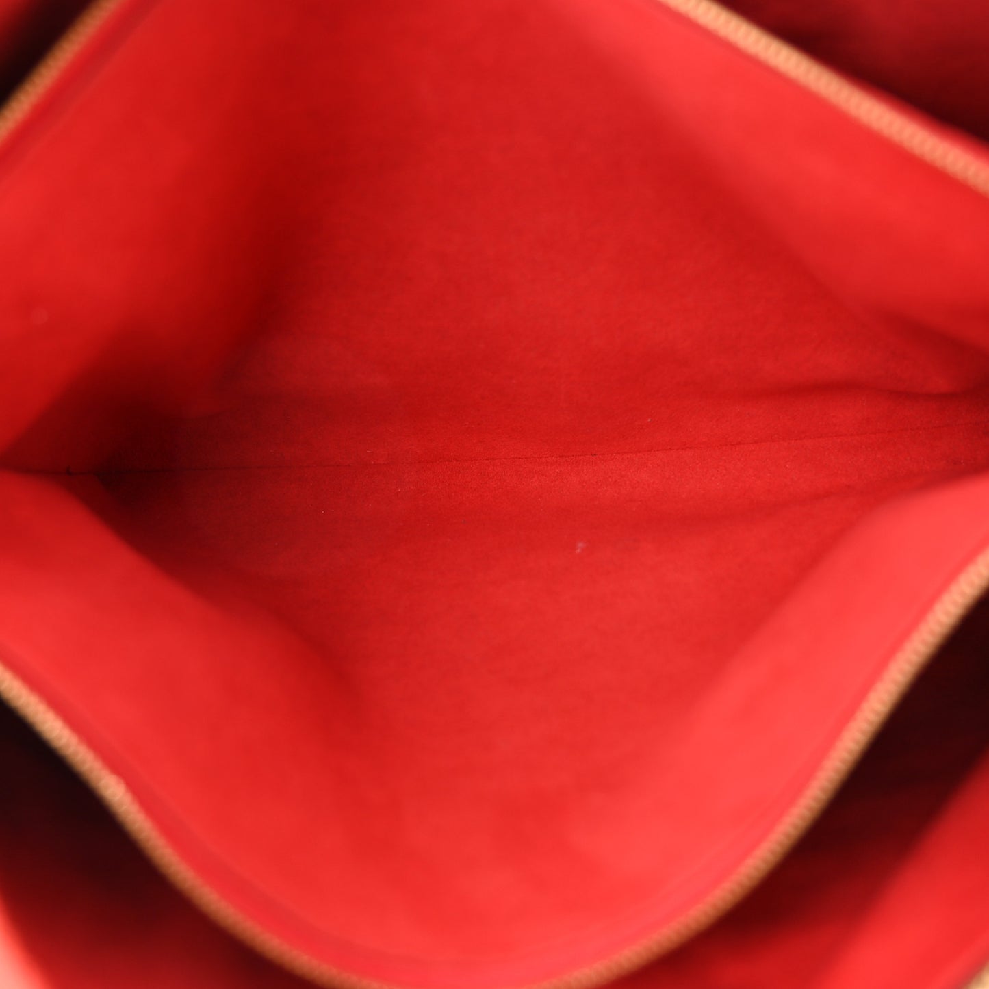 Patent Embossed Monogram Lambskin Coussin MM Black Red