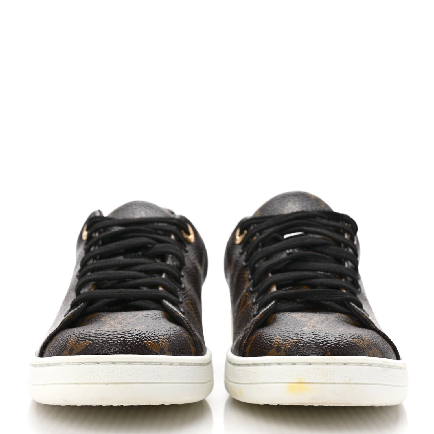 Louis Vuitton Patent Monogram Frontrow Sneakers 38 2 of 9