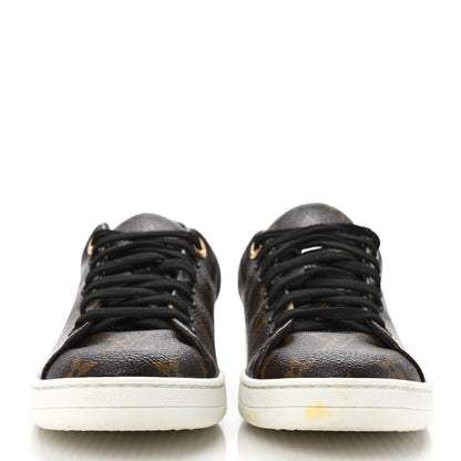Louis Vuitton Patent Monogram Frontrow Sneakers 38 2 of 9