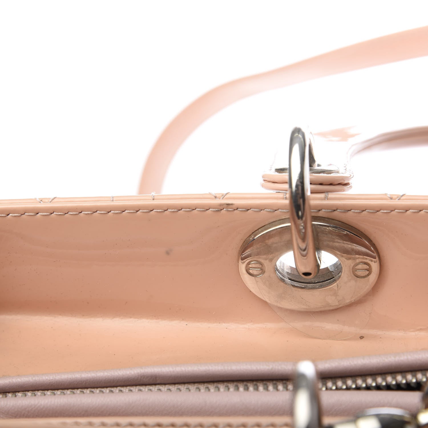 Christian Dior Patent Cannage Large Lady Dior Light Pink 11 of 11