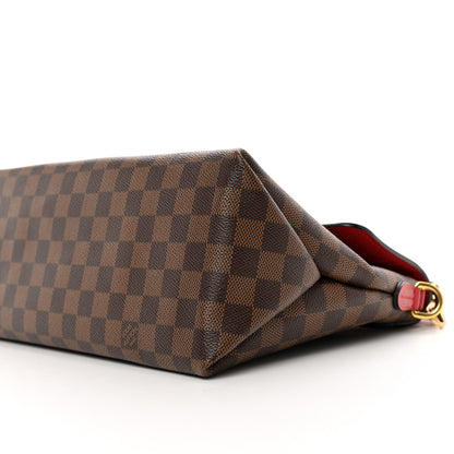 Louis Vuitton Damier Ebene Beaubourg MM Scarlet 7 of 10