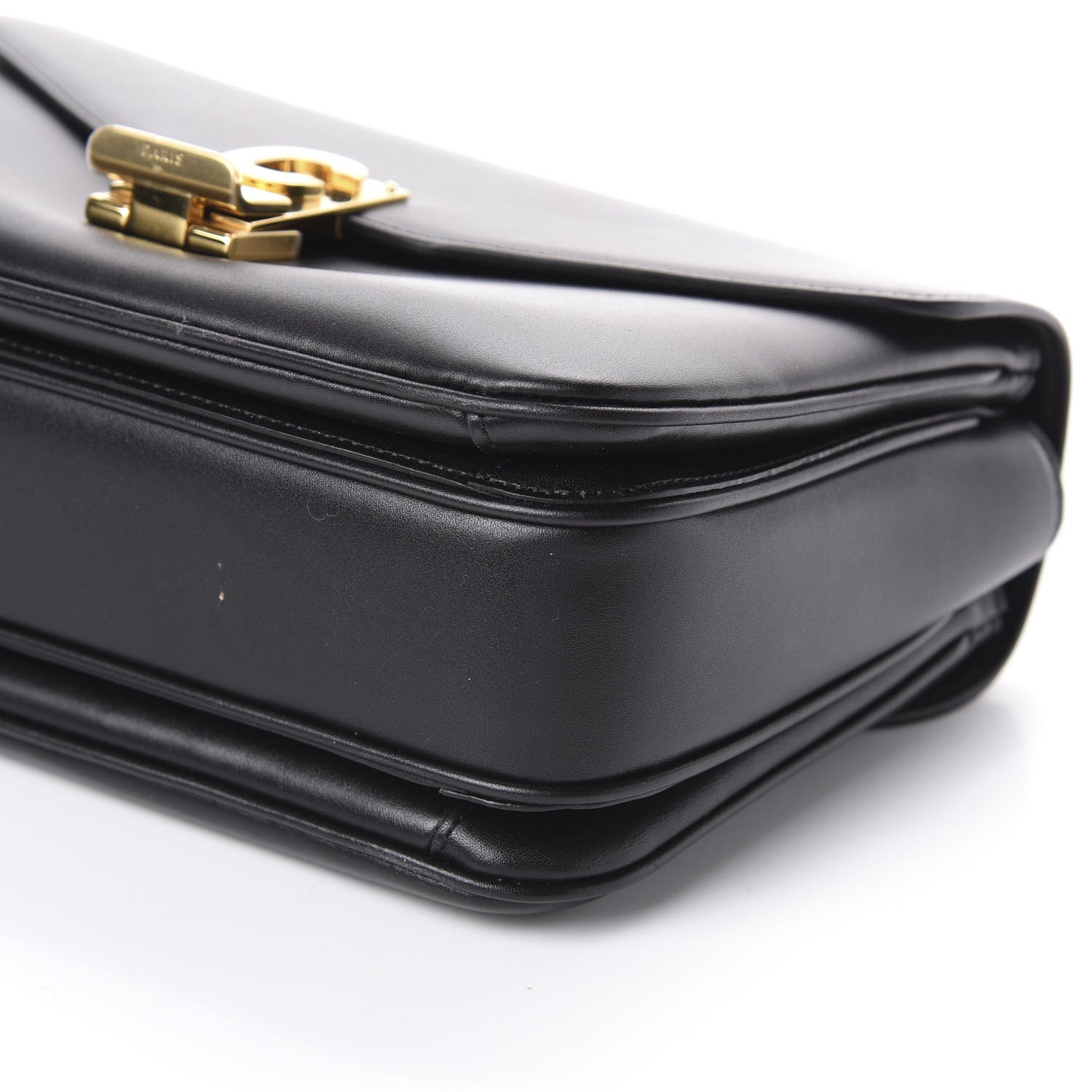 Celine Shiny Calfskin Medium C Bag Black 9 of 9