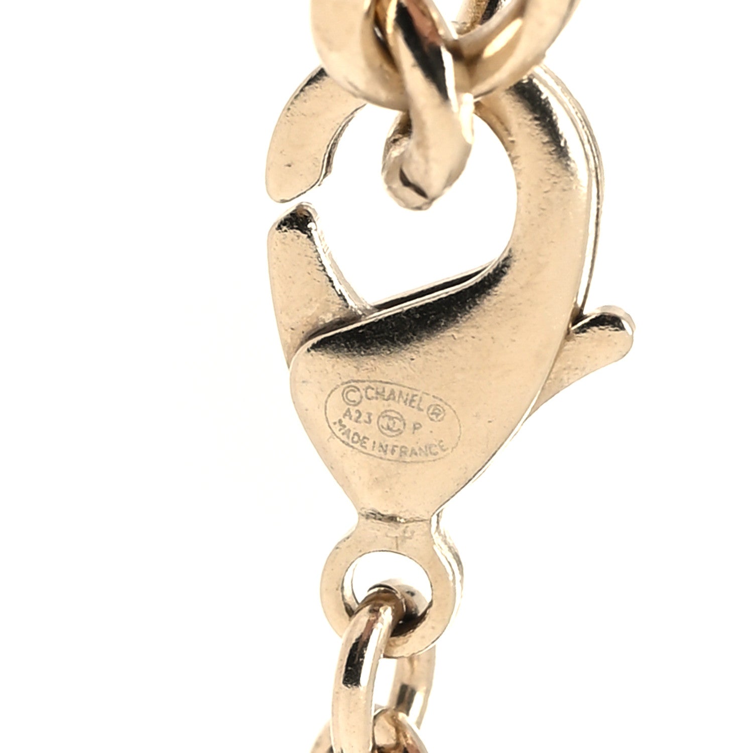 Chanel Pearl CC Double Strand Necklace Gold 5 of 5