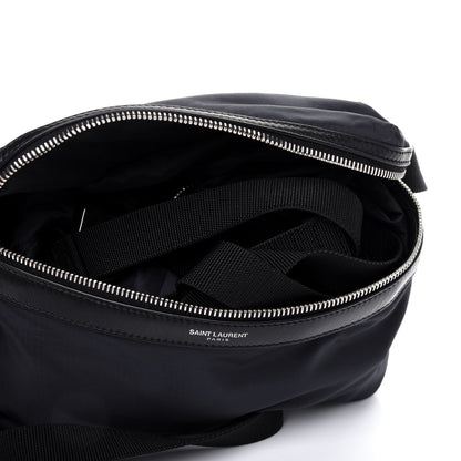 Saint Laurent Nylon City Fold Up Backpack Belt Bag Navy 14 of 18