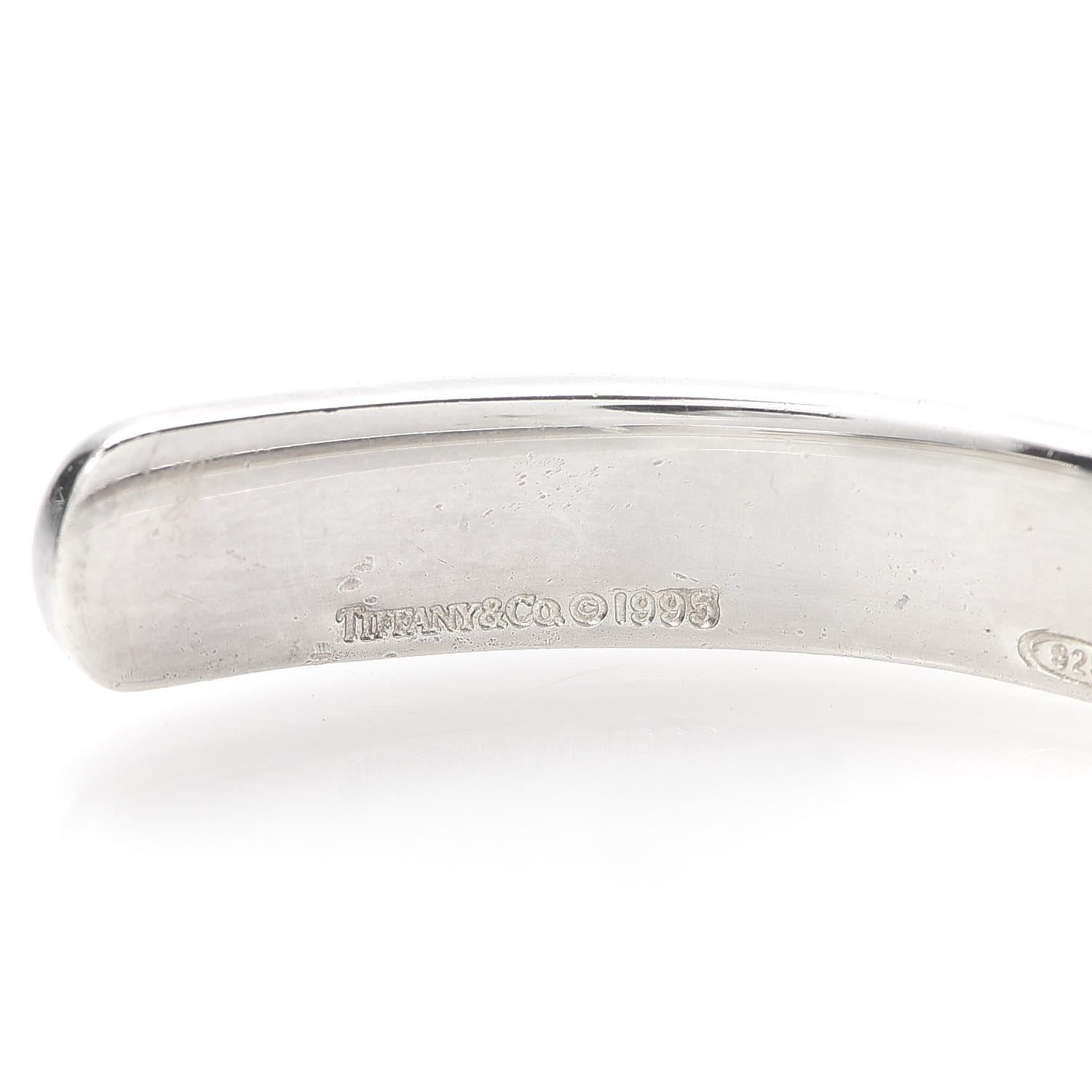 Tiffany Sterling Silver Atlas Cuff Bracelet 4 of 5