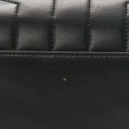 Saint Laurent Calfskin Y Quilted Monogram Small Loulou Chain Satchel Black 9 of 11