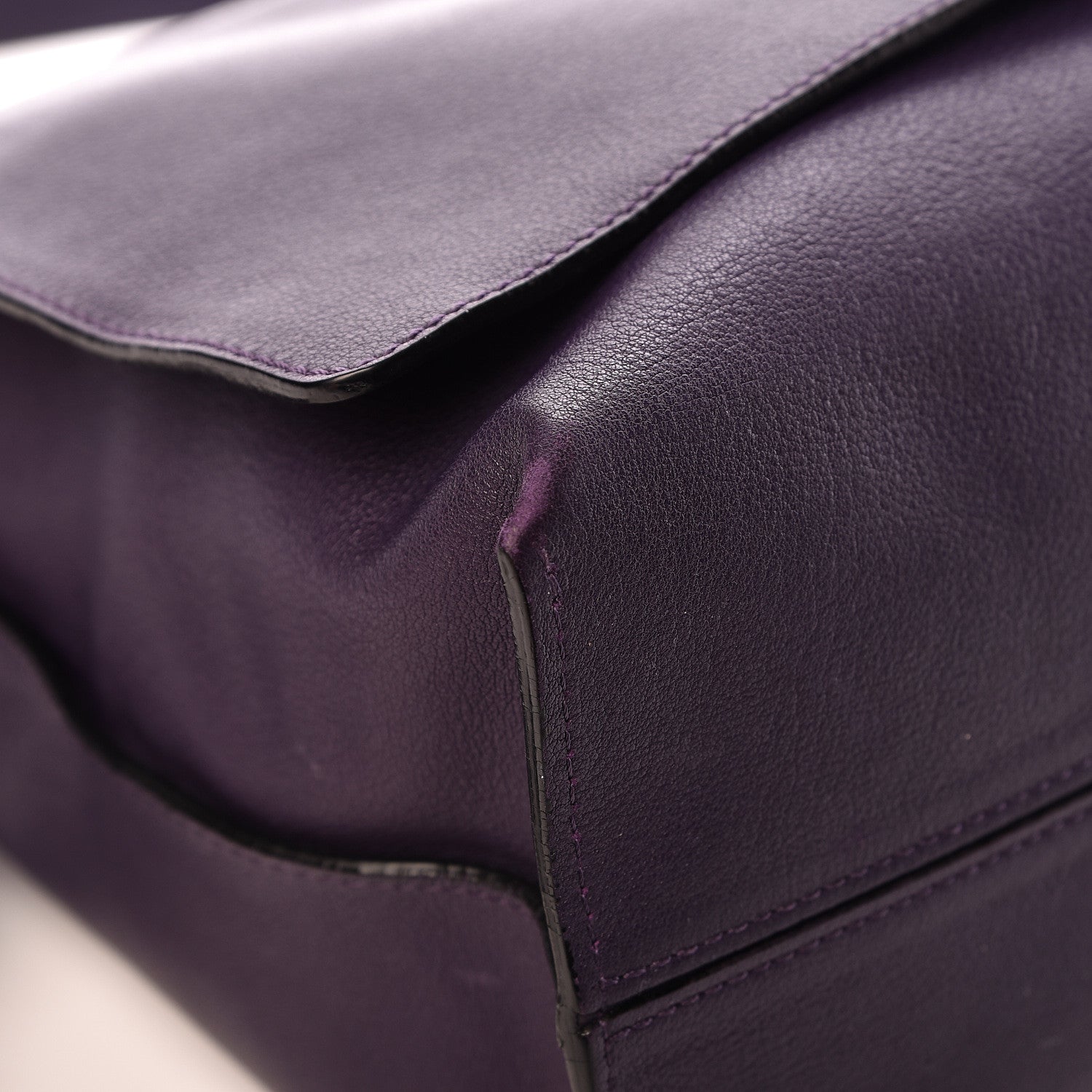 Loewe Calfskin Flamenco Knot Flap Bag Violet 9 of 15