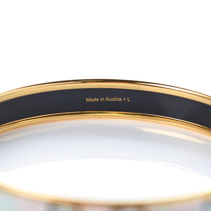 Hermes Enamel Printed Narrow Deco Dot Bracelet 65 5 of 5