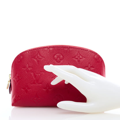 Louis Vuitton Empreinte Cosmetic Pouch Scarlet 2 of 6