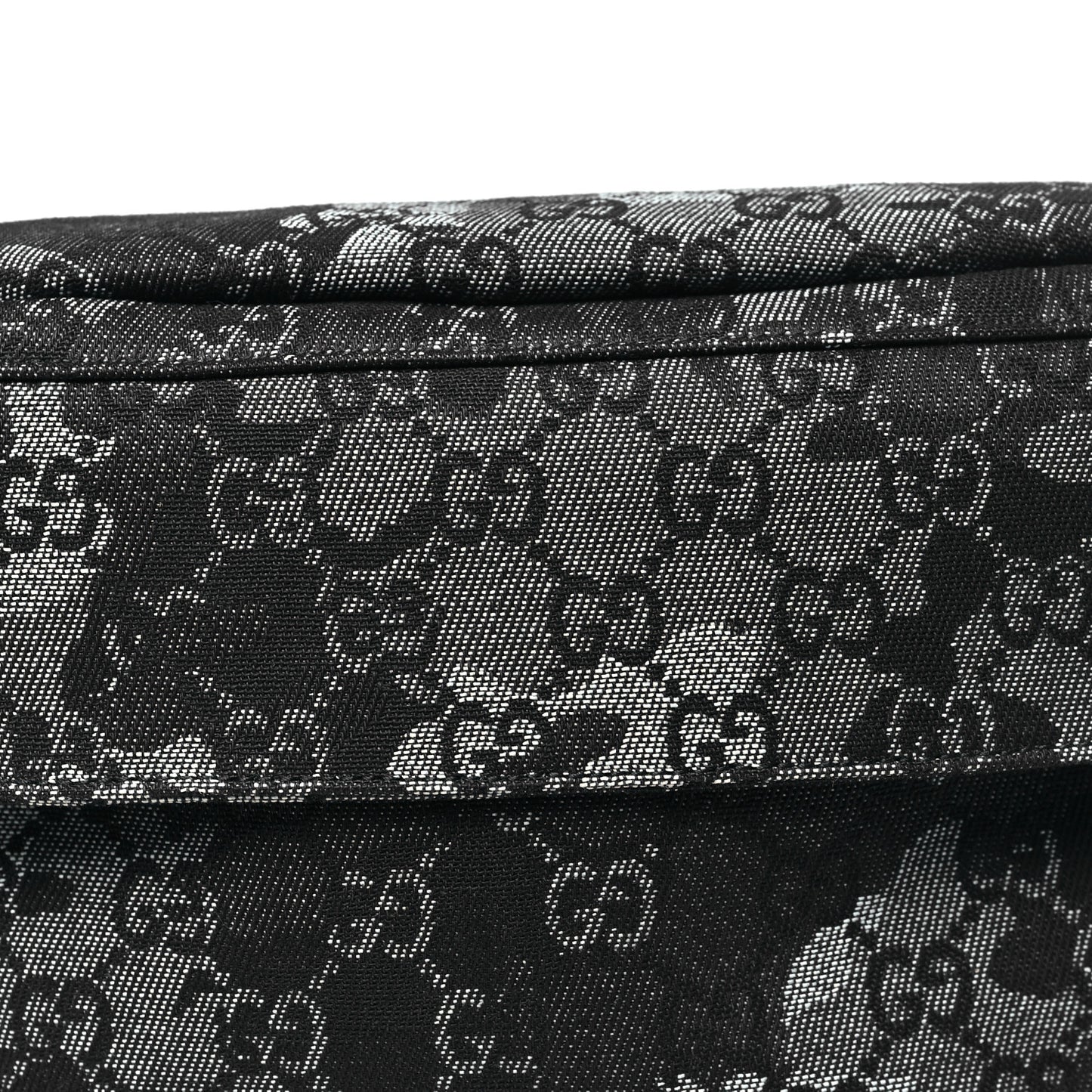 Denim Monogram Web Belt Bag Blue Multicolor