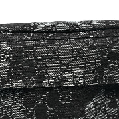 Gucci Denim Monogram Web Belt Bag Blue Multicolor 8 of 10