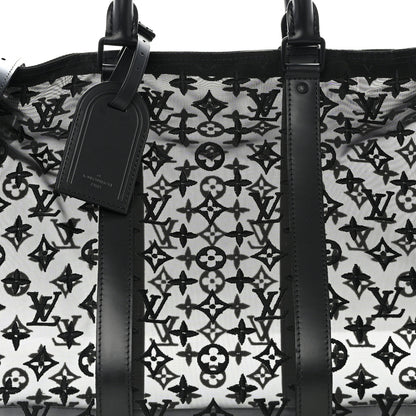 Louis Vuitton Monogram See Through Keepall Bandouliere 50 Black 8 of 10