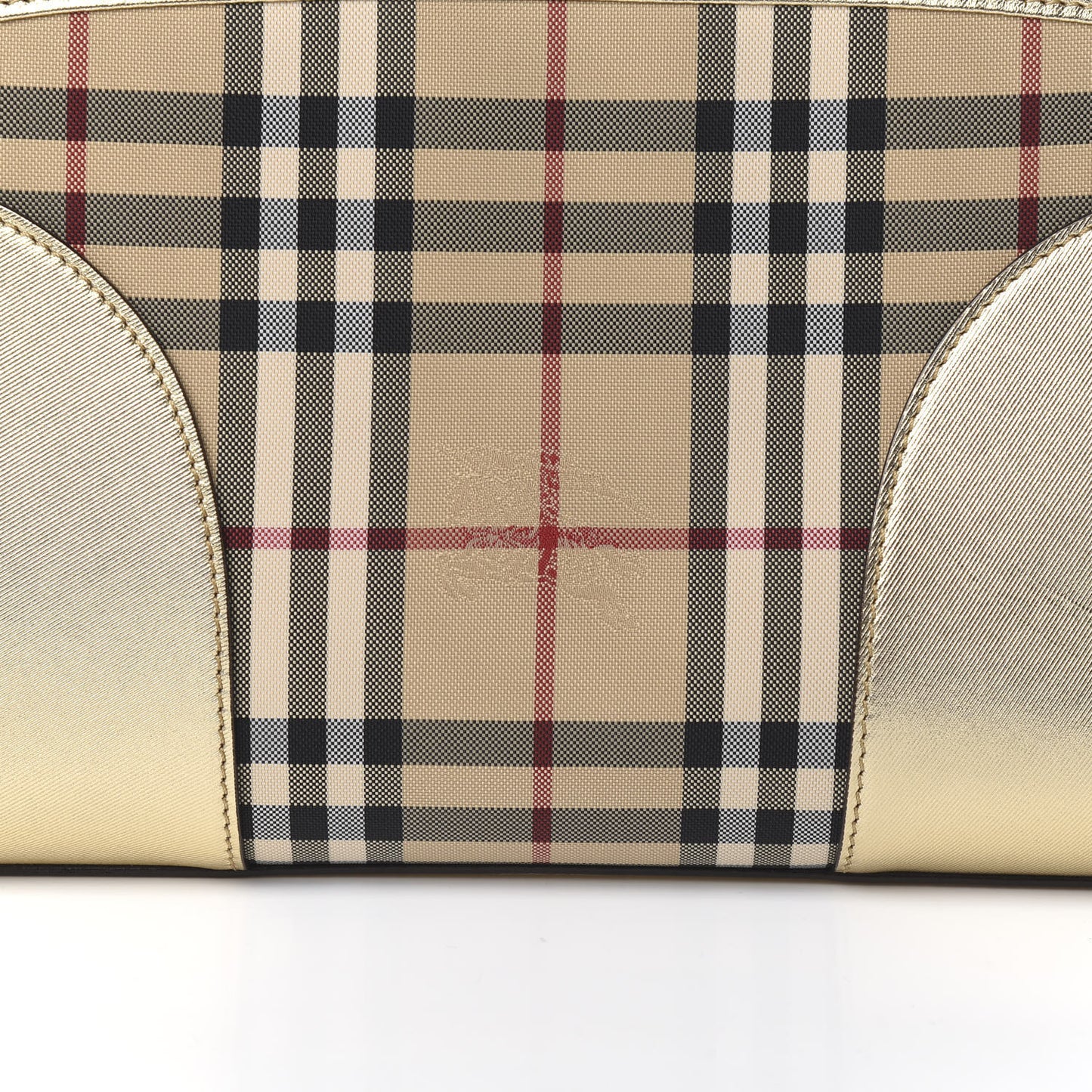 Horseferry Check Small Chichester Crossbody Clutch Bag Honey Gold