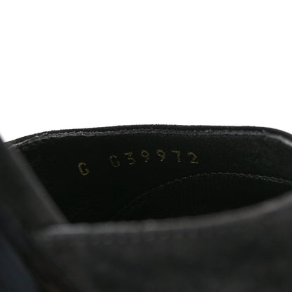 Chanel Patent Suede CC Platform Pumps 36 Black 9 of 9