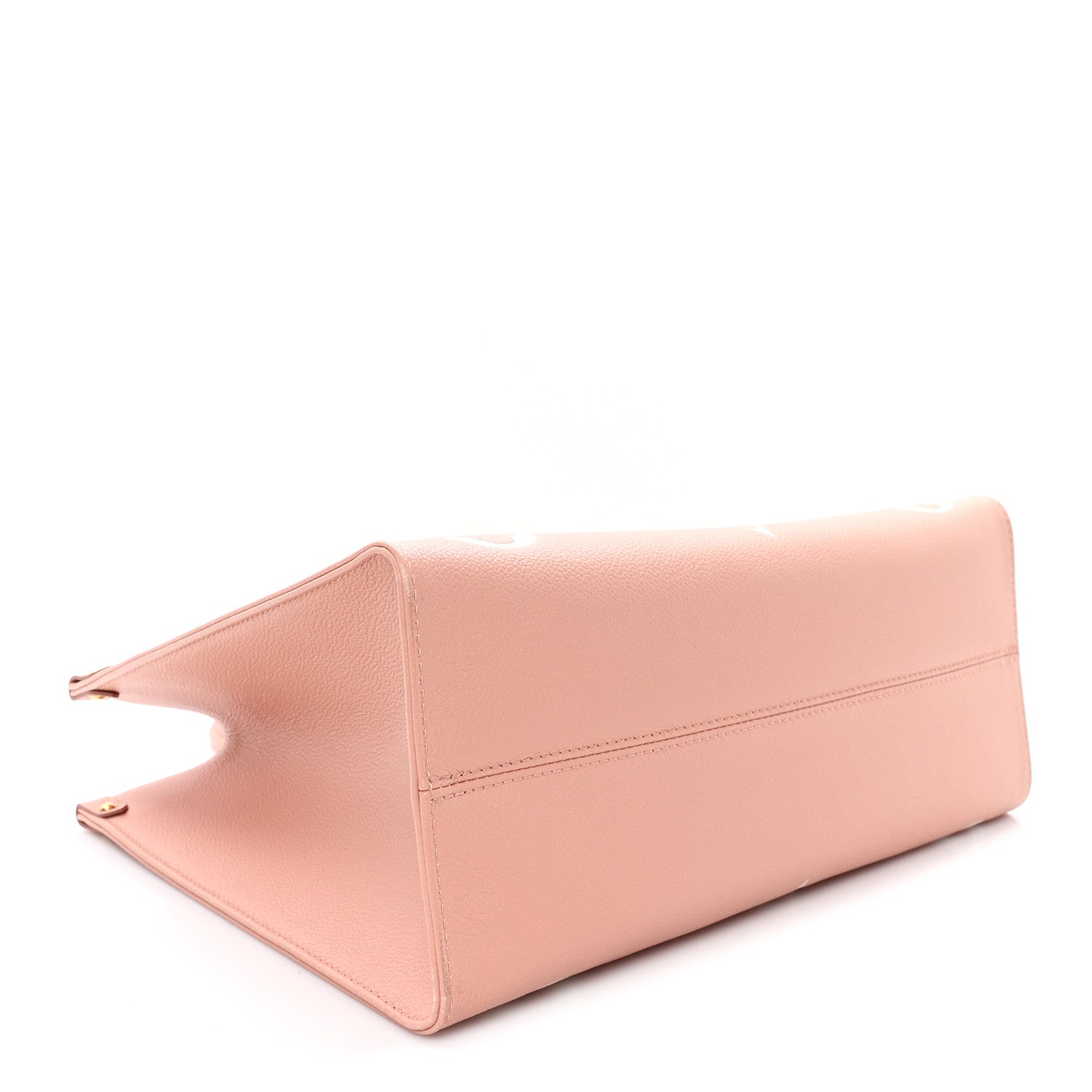 Louis Vuitton Empreinte Monogram Giant Onthego MM Rose Trianon Creme 4 of 9